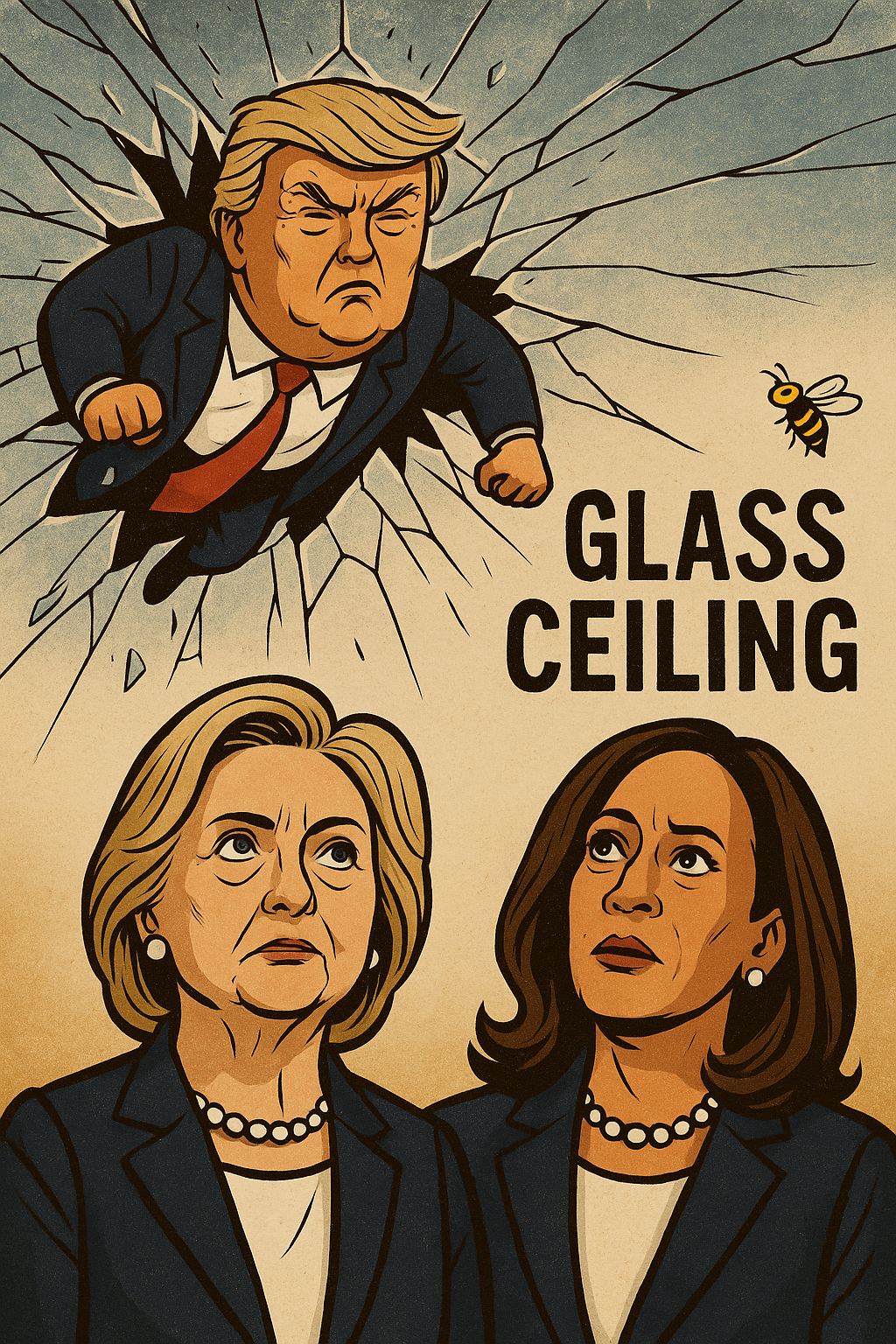 Hillary Clinton Climbed the Ladder, Kamala Harris Built a New One, Trump Fell Down the Stairs and Still Got the Job