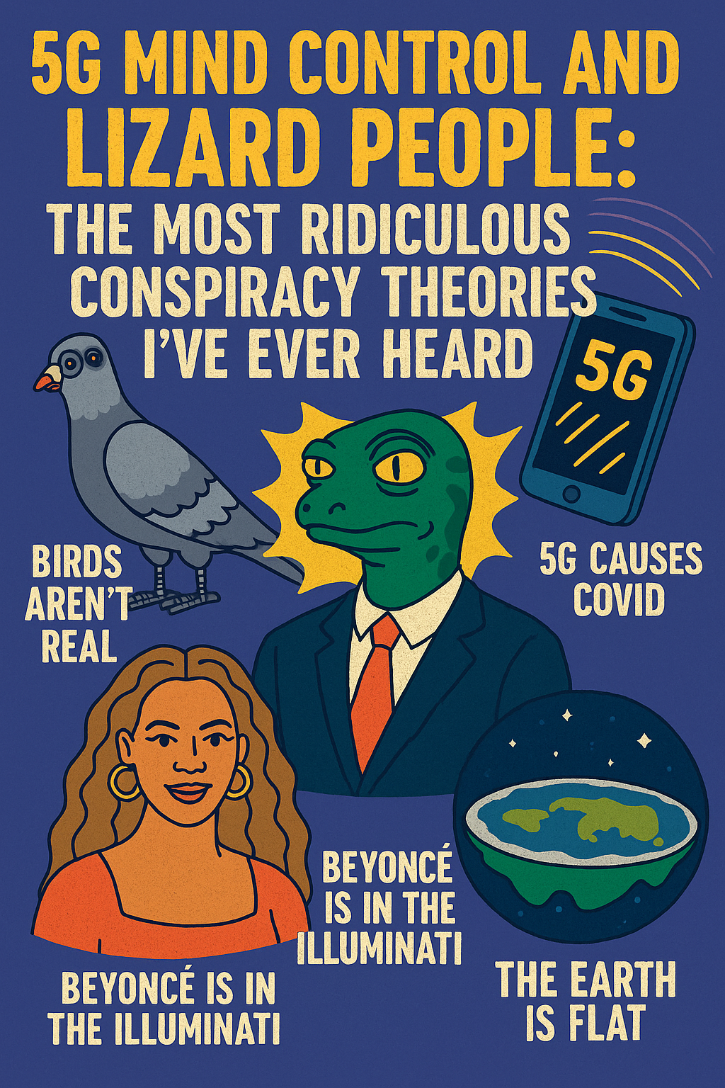 5G Mind Control and Lizard People: The Most Ridiculous Conspiracy Theories I’ve Ever Heard (and Maybe Believed for 0.2 Seconds)