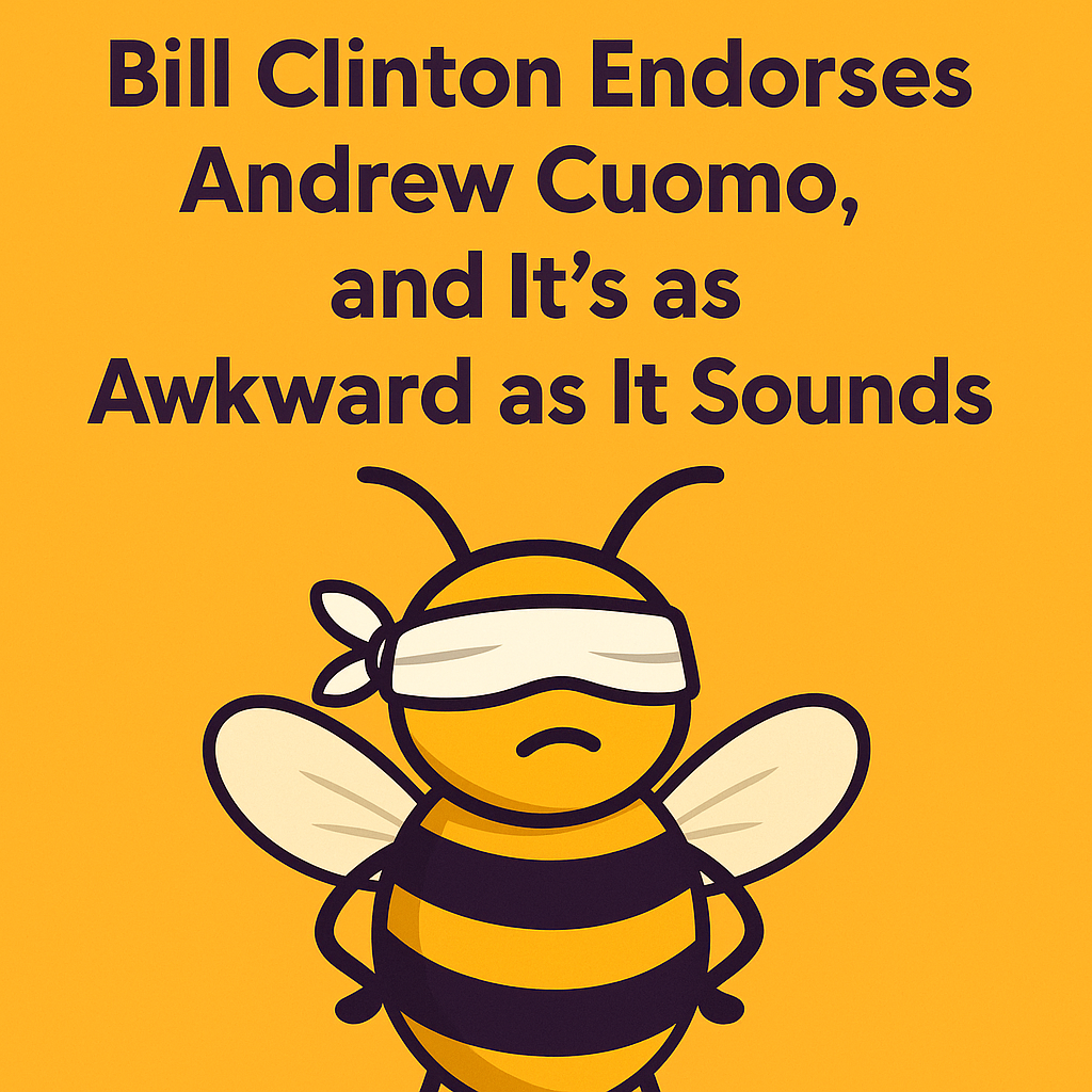 Bill Clinton endorses Andrew Cuomo by saying “You. You get me,” and it’s as awkward as it sounds.