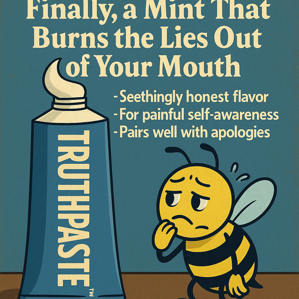 Truthpaste™: Finally, a Mint That Burns the Lies Out of Your Mouth