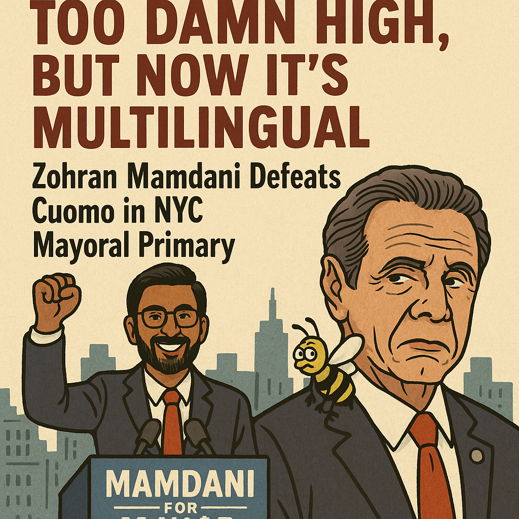 Zohran Mamdani Defeats Cuomo in NYC Mayoral Primary, Causing White Moderates to Spontaneously Combust Near Whole Foods
