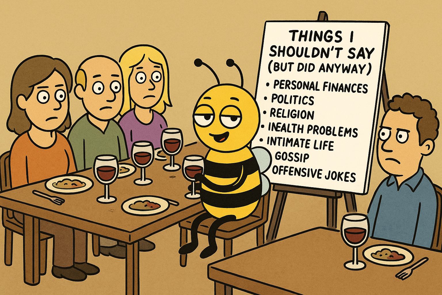 Things You Should Never Talk About (So Naturally, I Talk About Them Constantly)