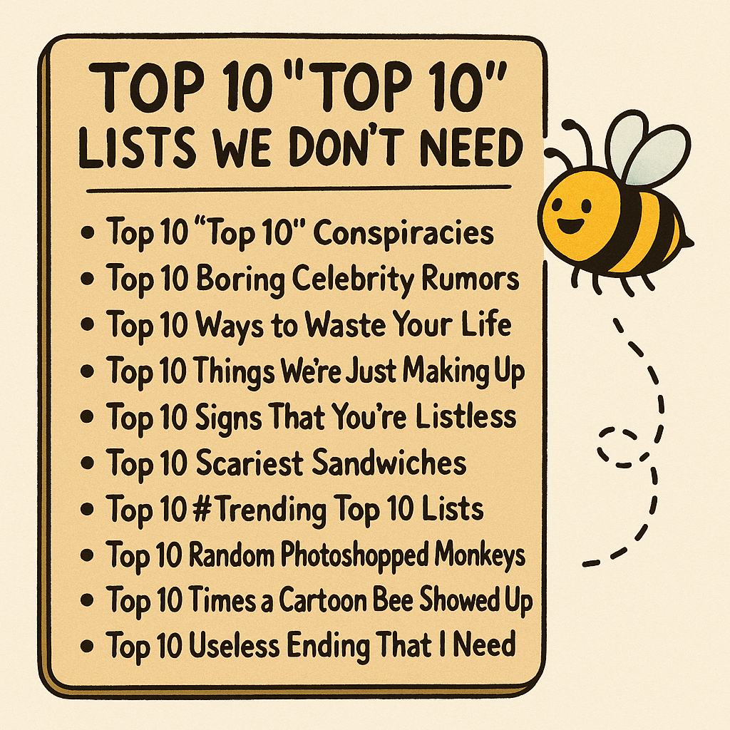 Top 10 “Top 10” Lists That Prove Journalism Has Flatlined