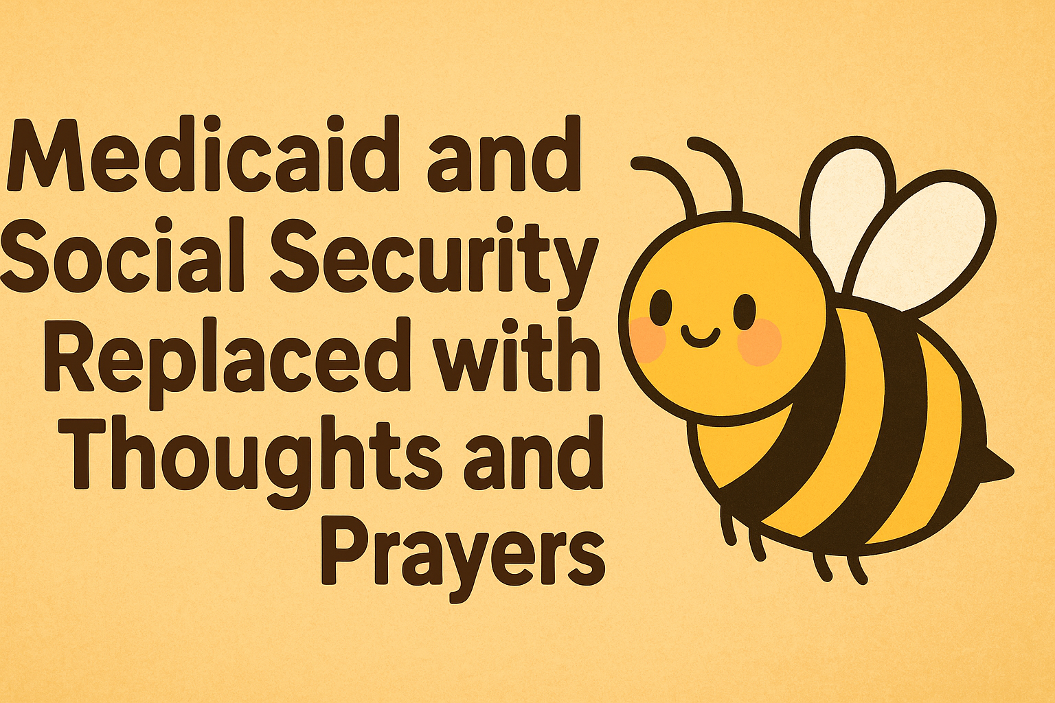 Medicaid and Social Security Replaced with Thoughts and Prayers (and Other Promises from the Apocalypse)