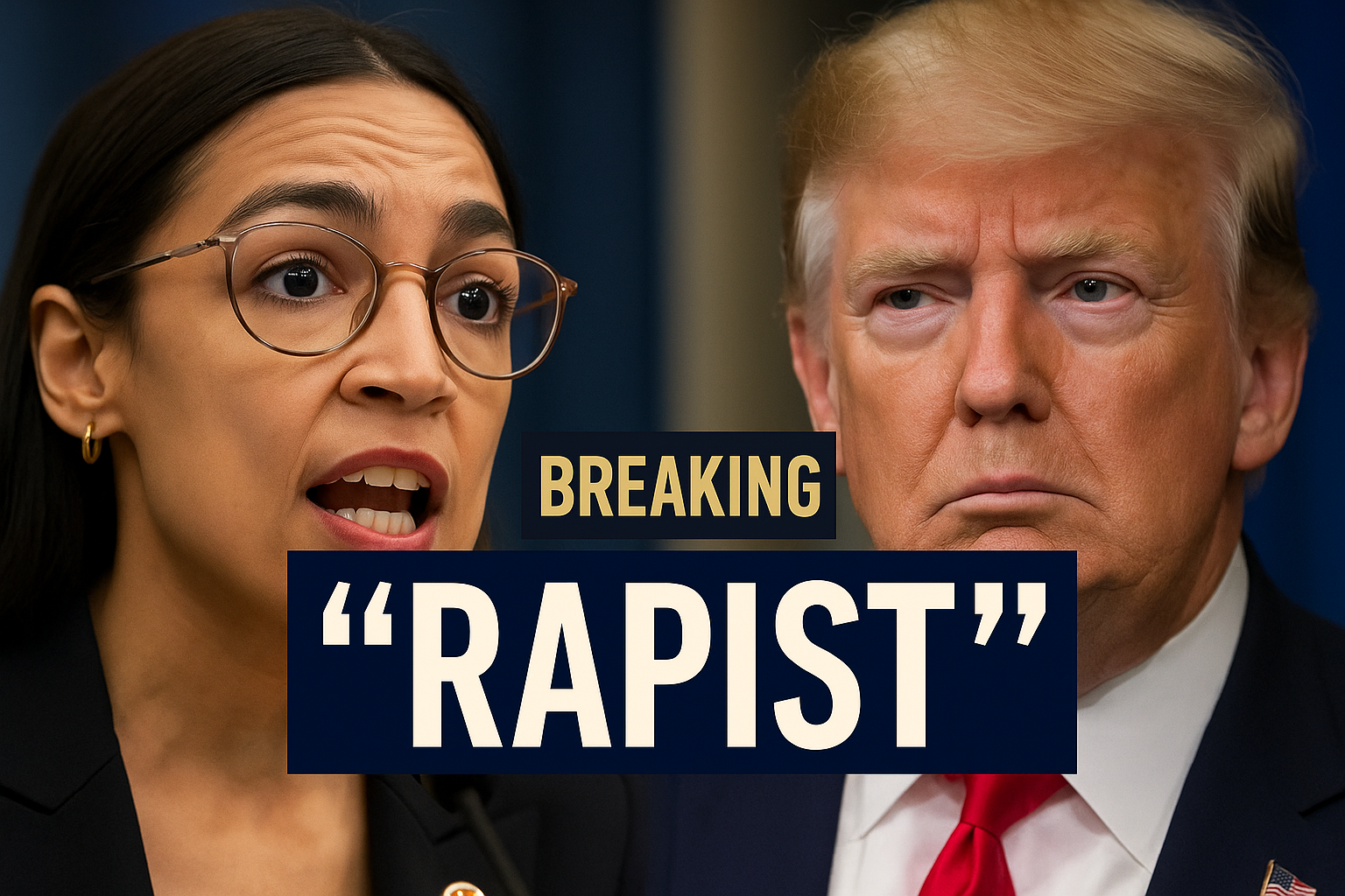 Defamation Nation: AOC Says the Rapist word, MAGA Faints into a Lawsuit Pile
