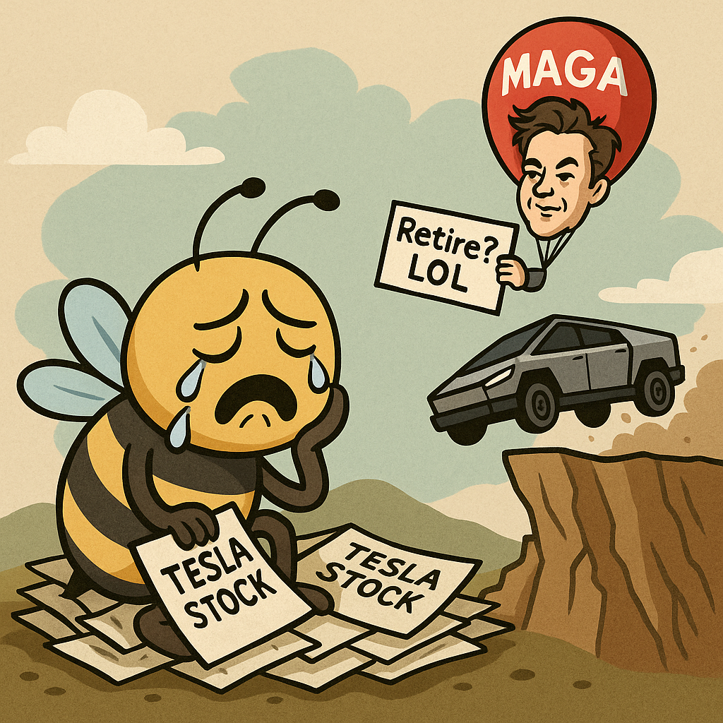 I Didn’t Believe in Elon. I Believed in His Grift. And Now My Retirement Is Circling the Drain in a Cybertruck.