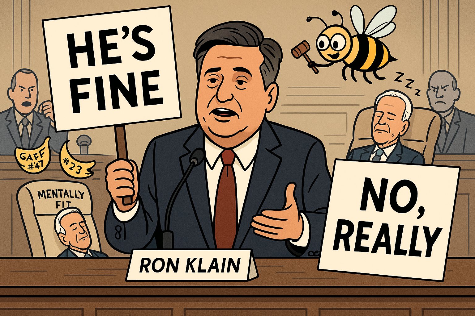 Ron Klain Testifies That Joe Biden Is Fine, Just Old Enough to Remember When Committees Had Purpose