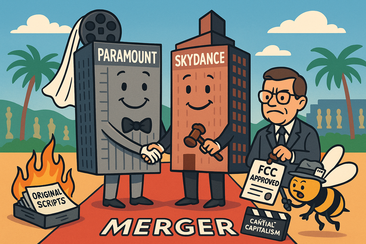 The $8 Billion Paramount Merger That Proves Late-Stage Capitalism Still Dreams in 4K