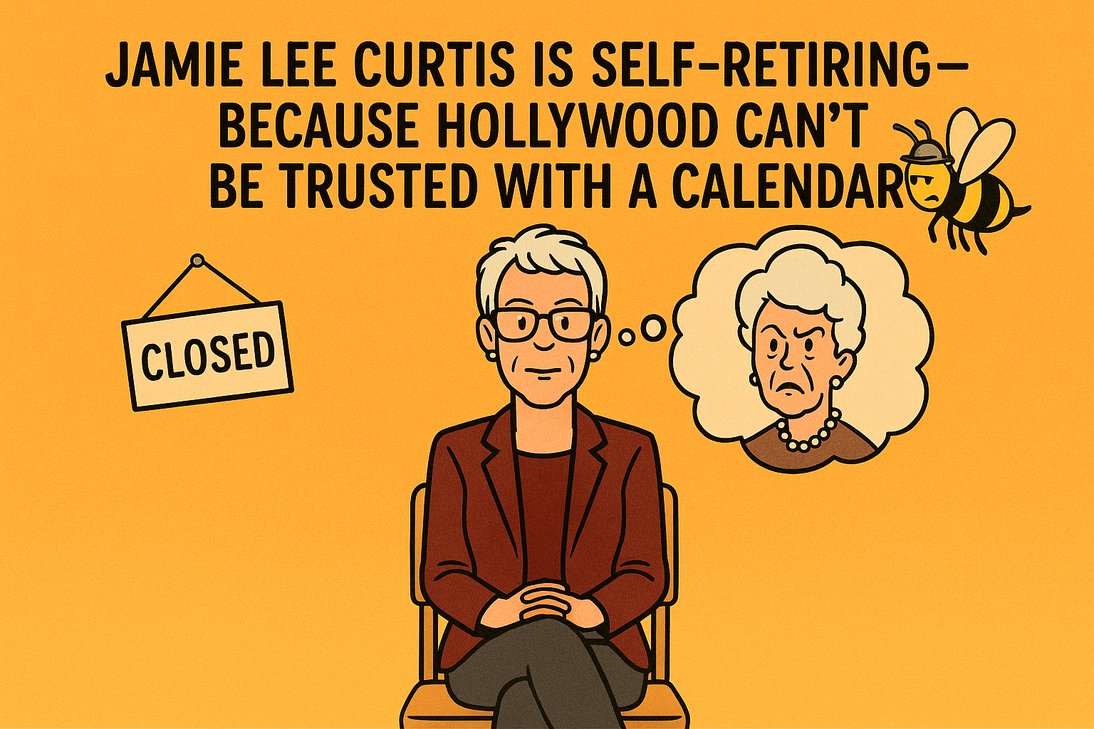 Jamie Lee Curtis Is Self-Retiring—Because Hollywood Can’t Be Trusted with a Calendar