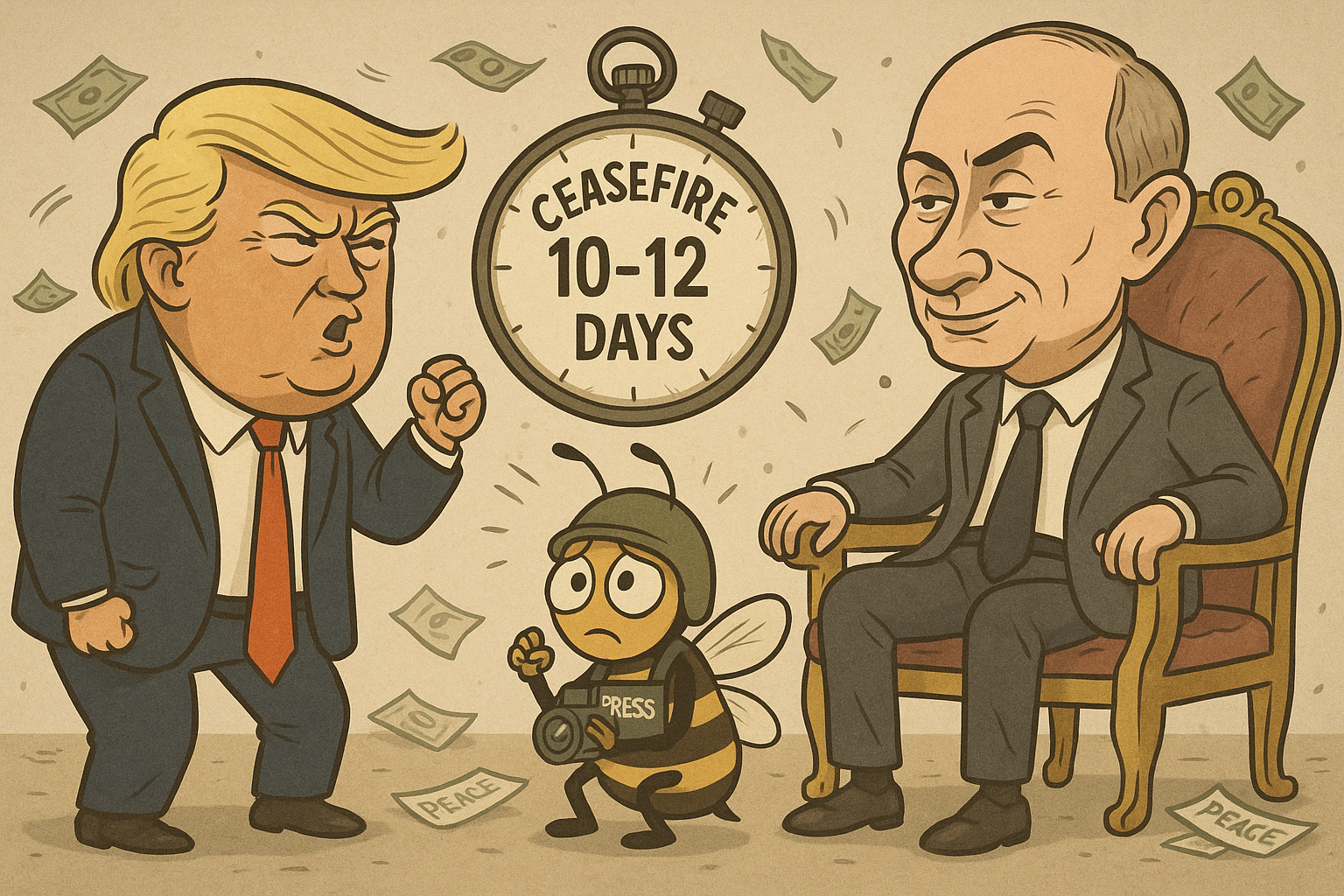 From Lapdog to Lapel Pin: Trump Finds His Spine Somewhere Between Golf Holes and Polling Numbers