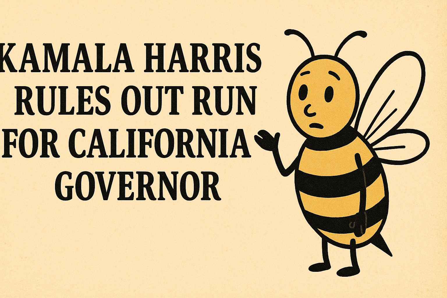Kamala Harris Declines to Govern: California Weeps, 2028 Holds Its Breath
