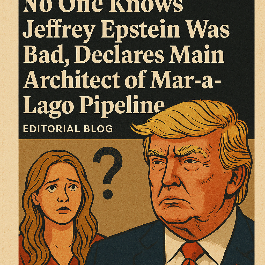 “The Apprentice: Pedophile Island Edition” – Trump’s Memory Hole Has a VIP Suite