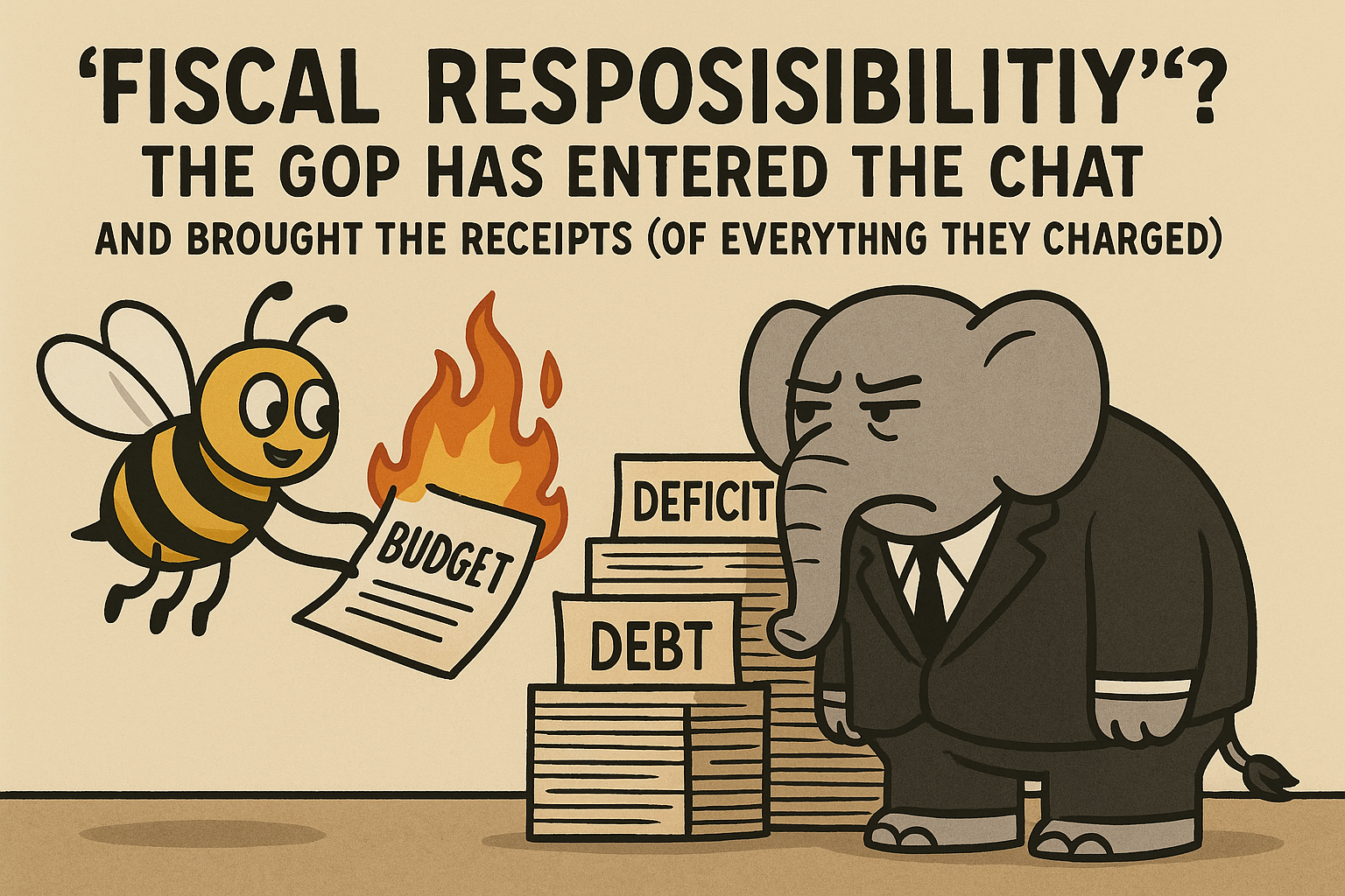 Fiscal Responsibility”? The GOP Has Entered the Chat—and Brought the Receipts (of Everything They Charged)
