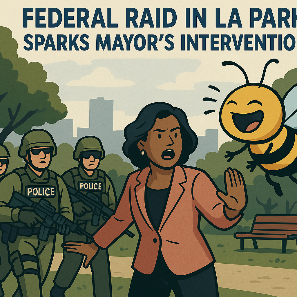 Federal Agents Raid Los Angeles Park, Mayor Intervenes to Protect… Hot Dog Vendors? Squirrels? Democracy?