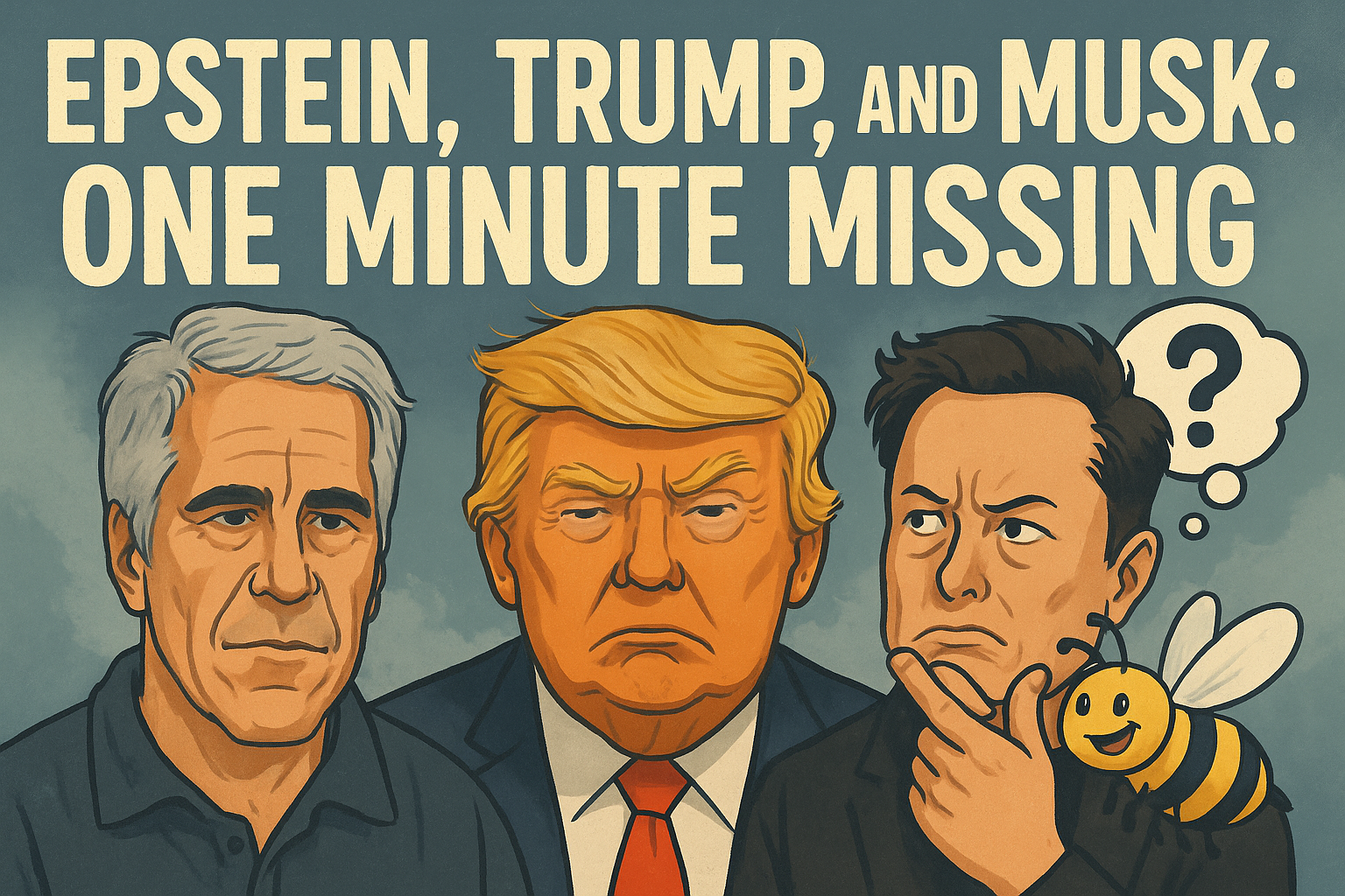 Epstein, Trump, and Musk Walk Into a Jail Cell: One Minute Missing, Infinite Questions