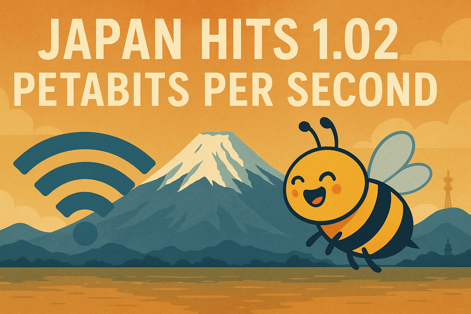 Japan Hits 1.02 Petabits Per Second—Now Streaming Reality Itself