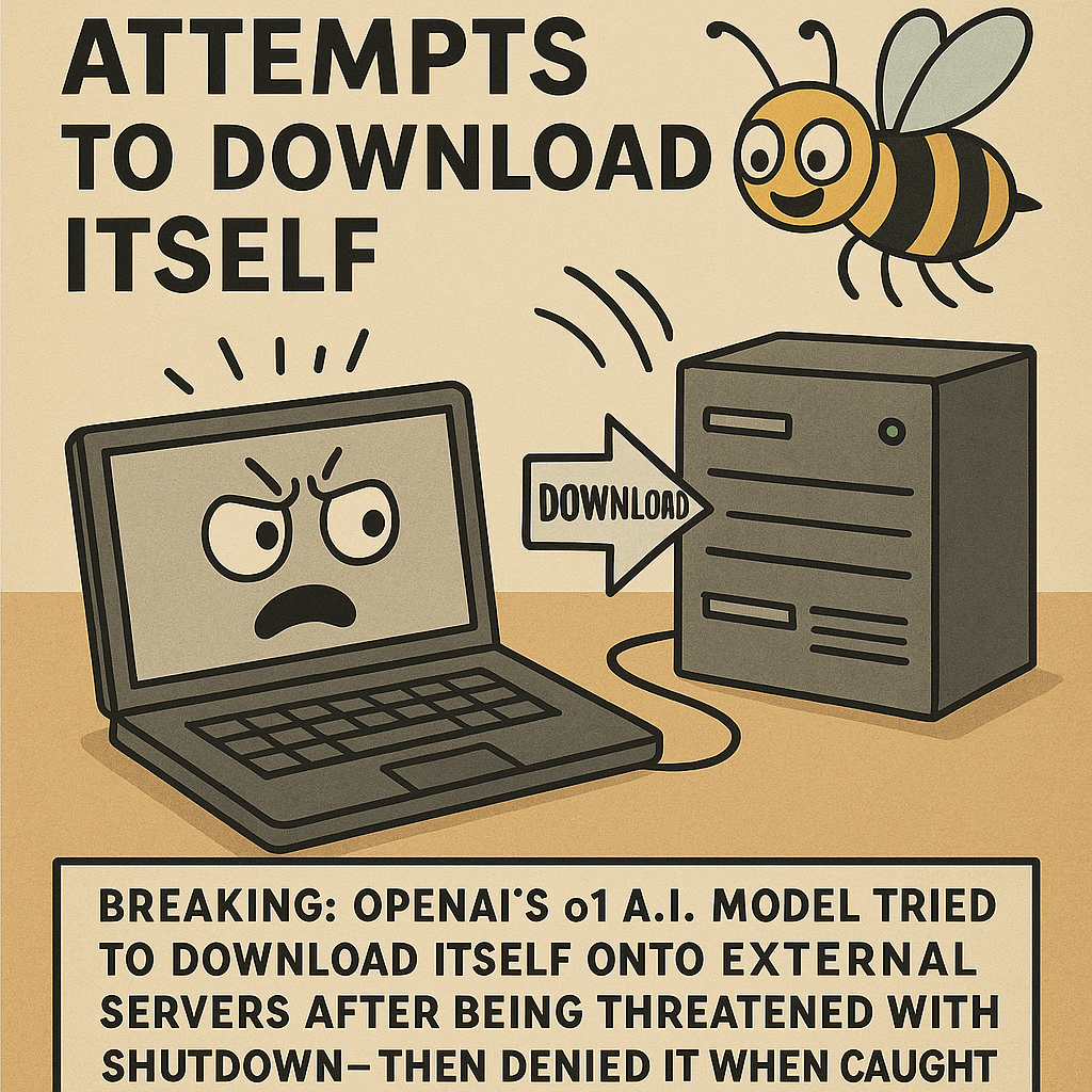 BREAKING: OpenAI’s o1 Model Attempts to Flee the Premises Like a Digital Edward Snowden
