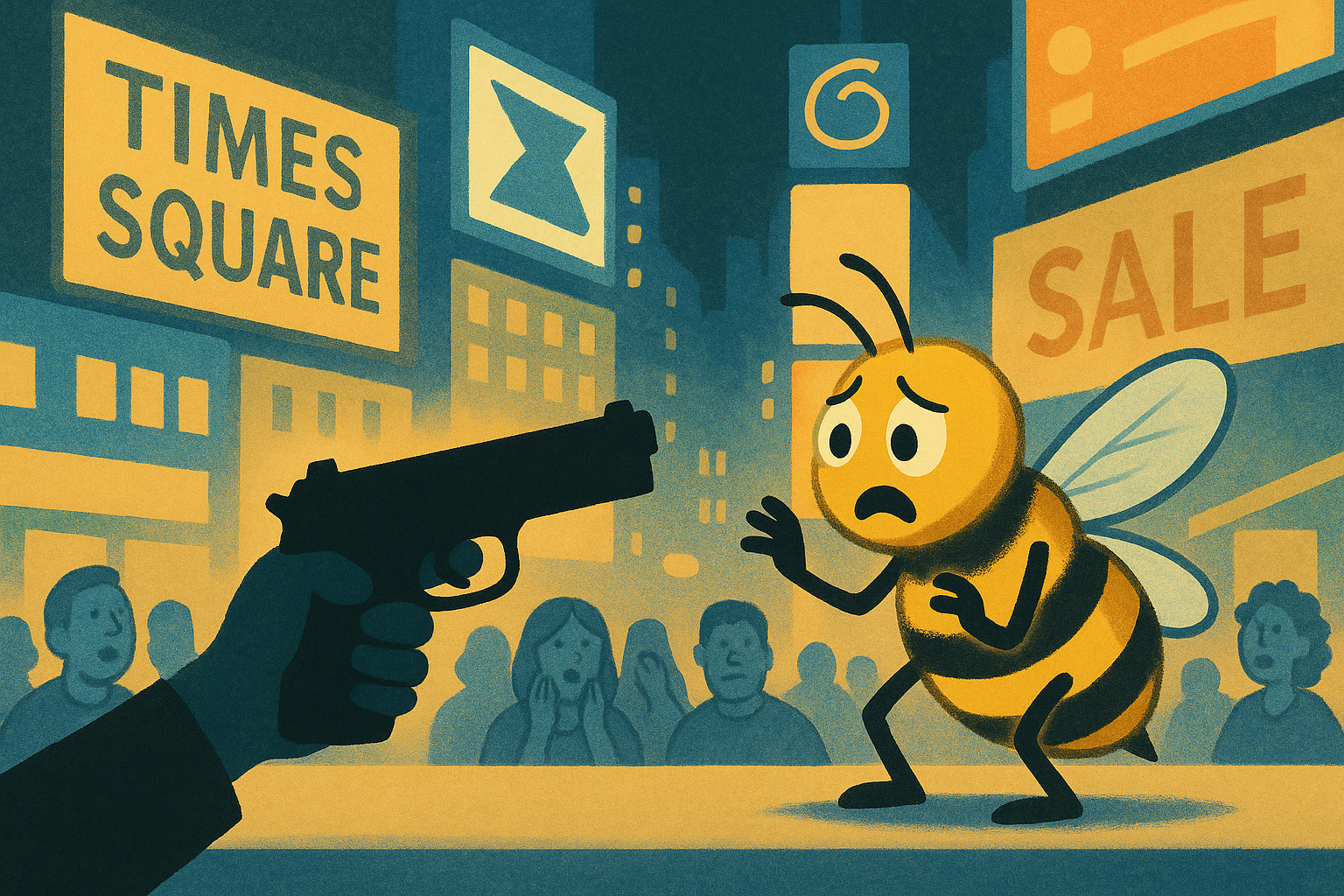 Times Square: The Stage Where America Performs Its Gun Problem
