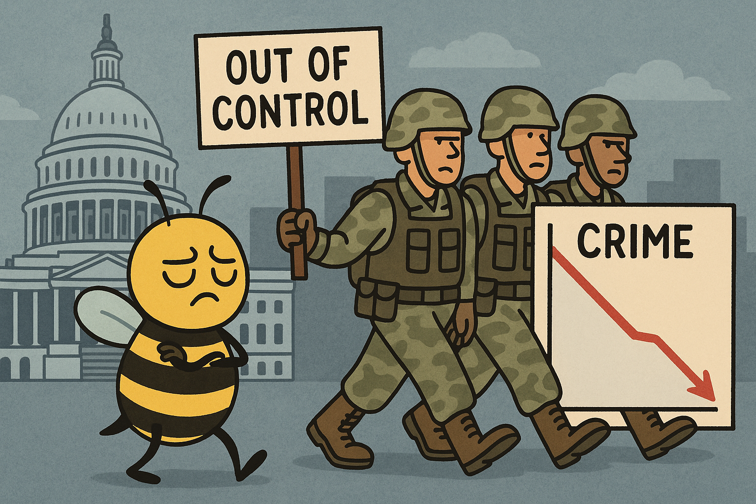 When the Crime Rate Falls, Call in the Troops