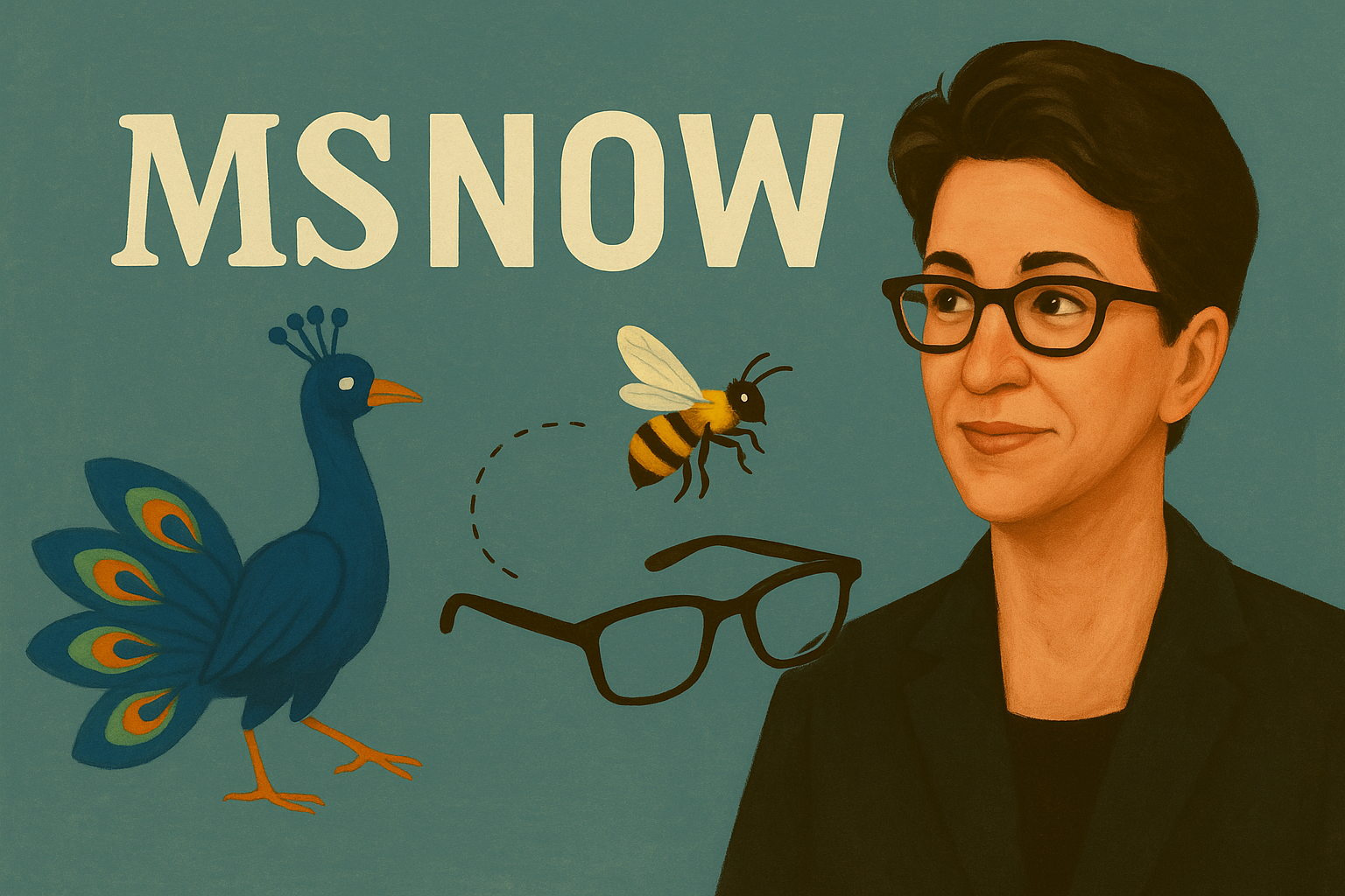 Peacock, Plucked but Proud: Why I’ll Follow MSNBC Anywhere (Even Into MS NOW)