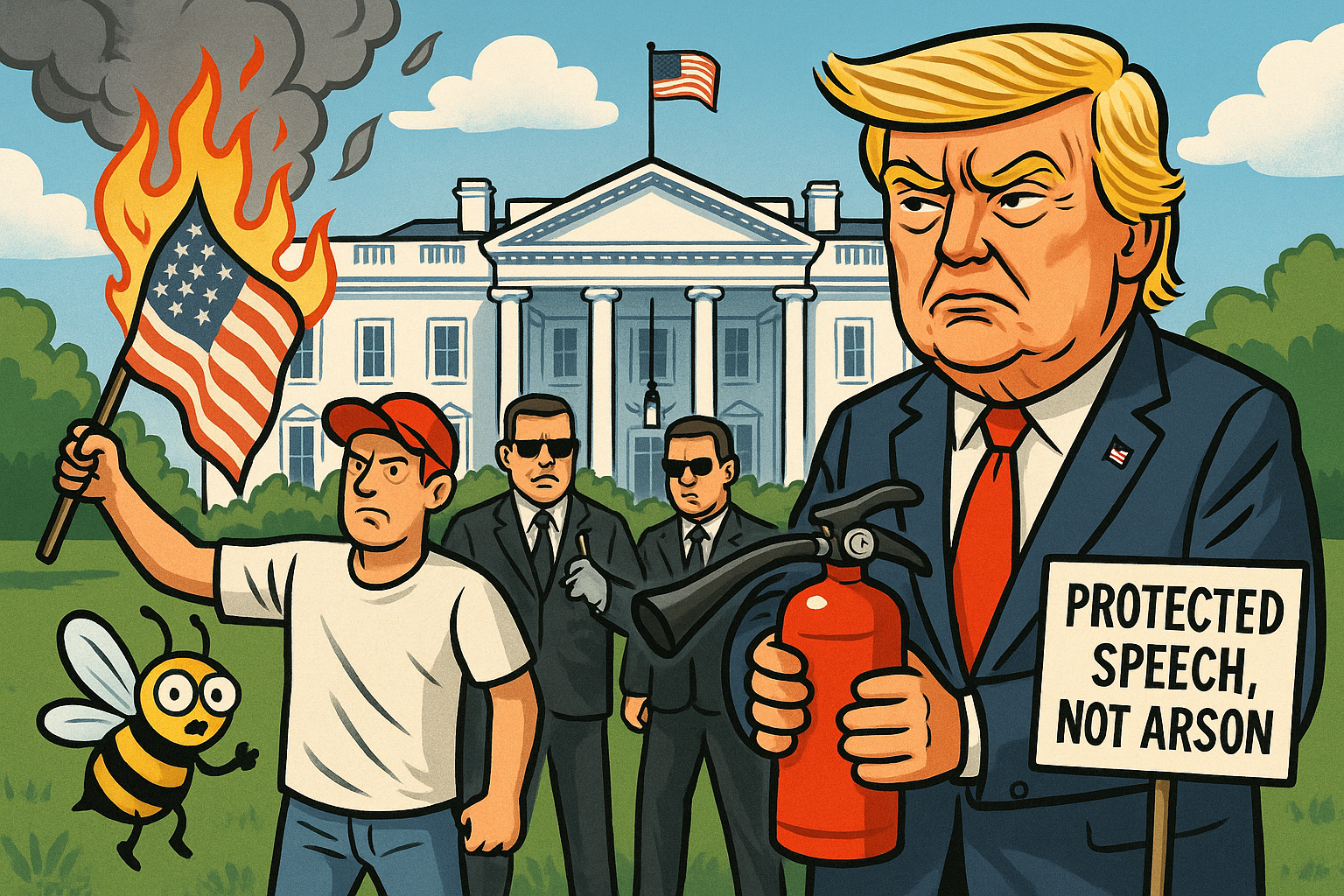 Prosecuting the Flame: Trump’s Executive Order on Flag Burning