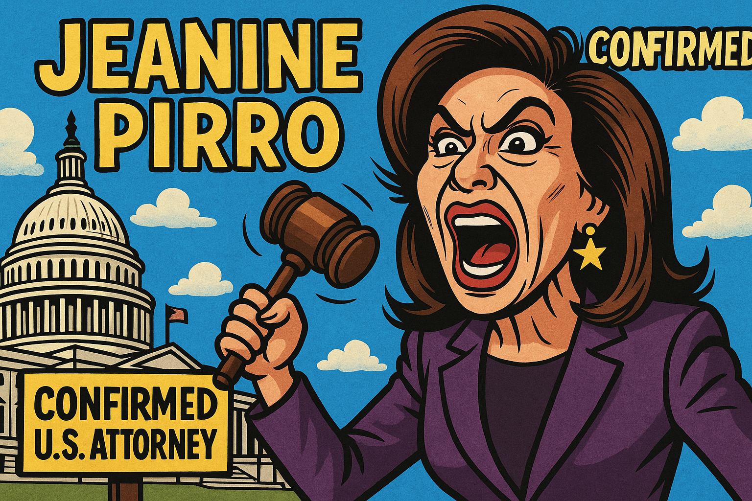 From Bench to Bar Fight: Jeanine Pirro Confirmed as U.S. Attorney for D.C., Chaos Ensues