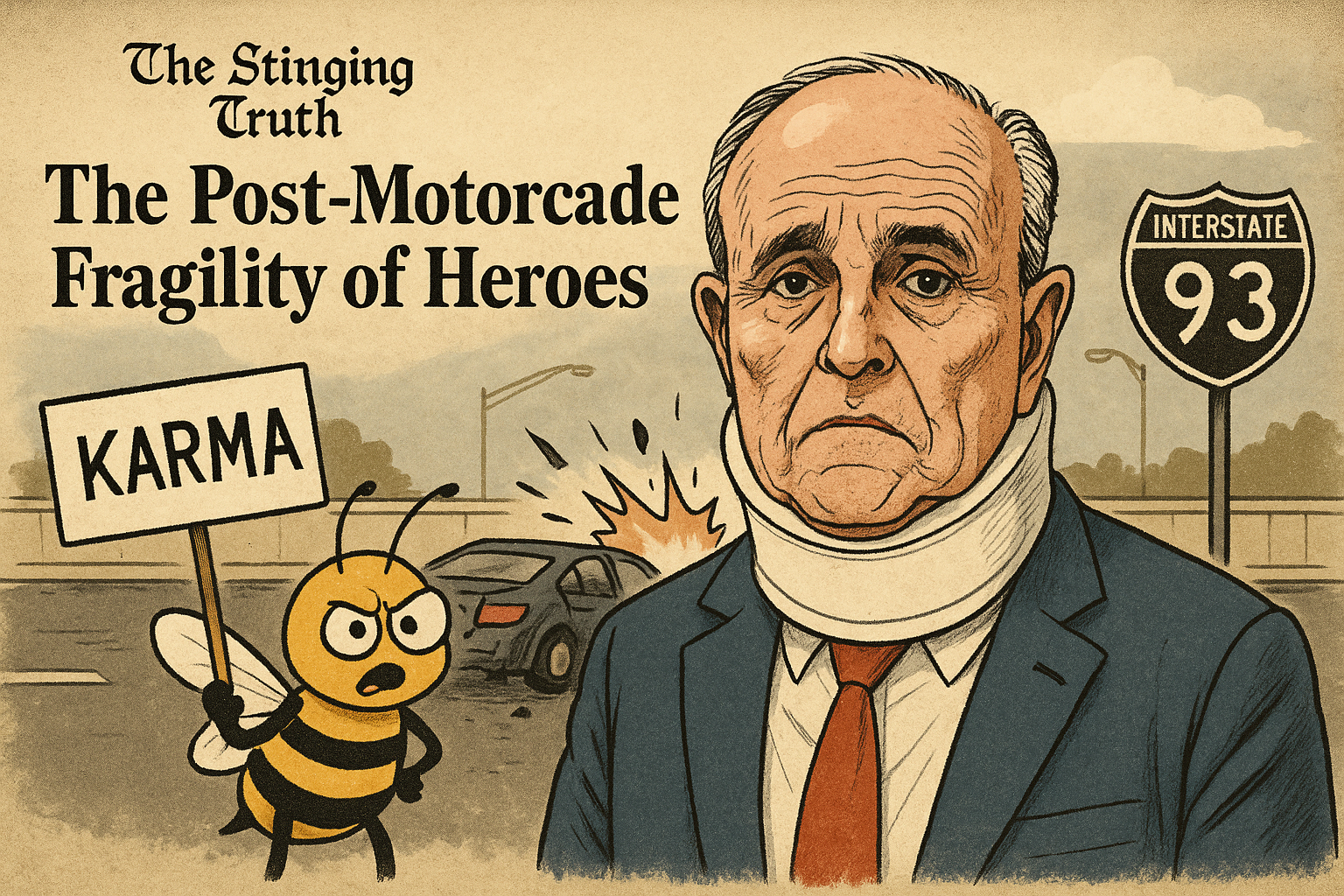Rudy Giuliani and the Post-Motorcade Fragility of Heroes