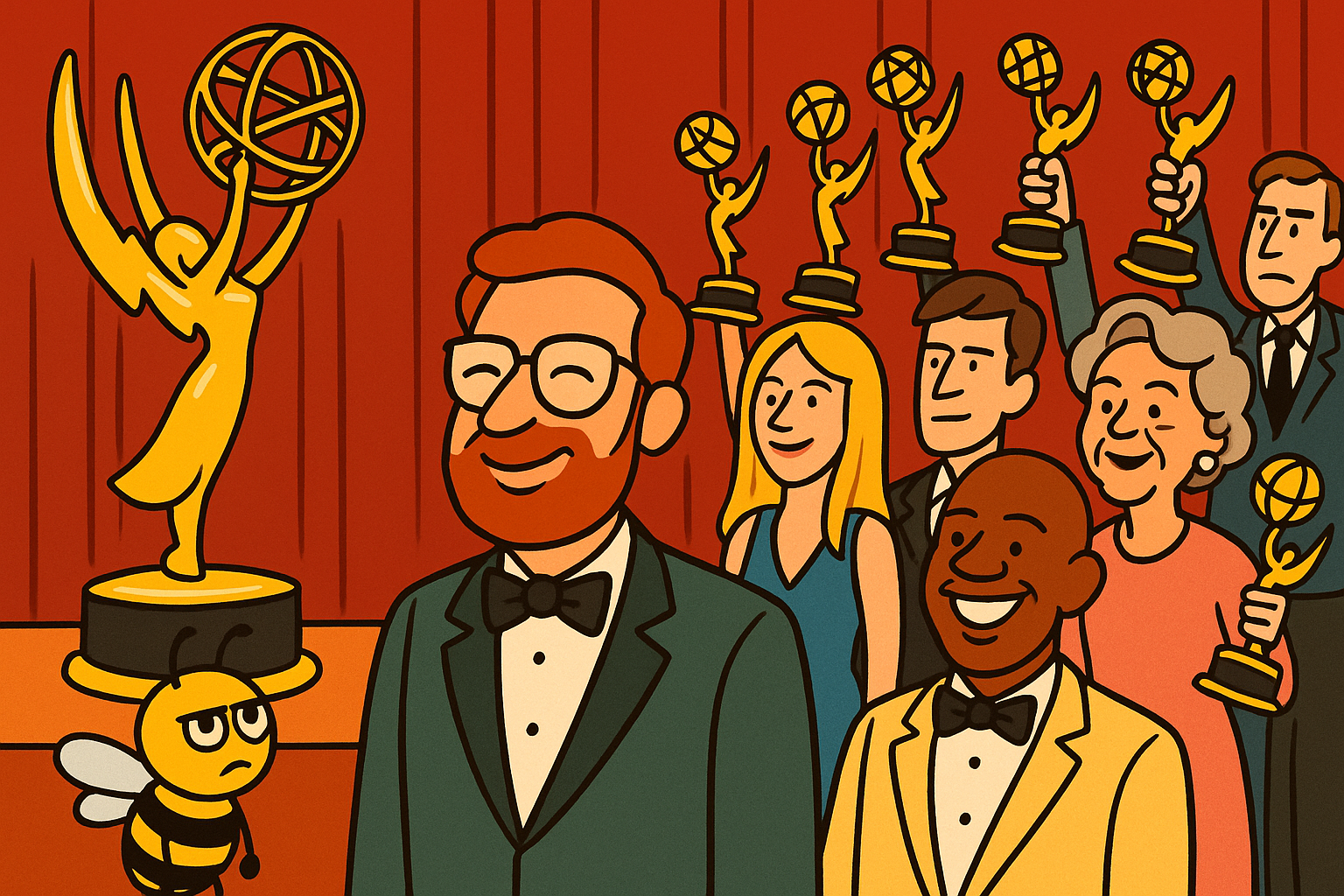 The Emmys Crown Their New Royalty: Streamers, Sad Billionaires, and Seth Rogen