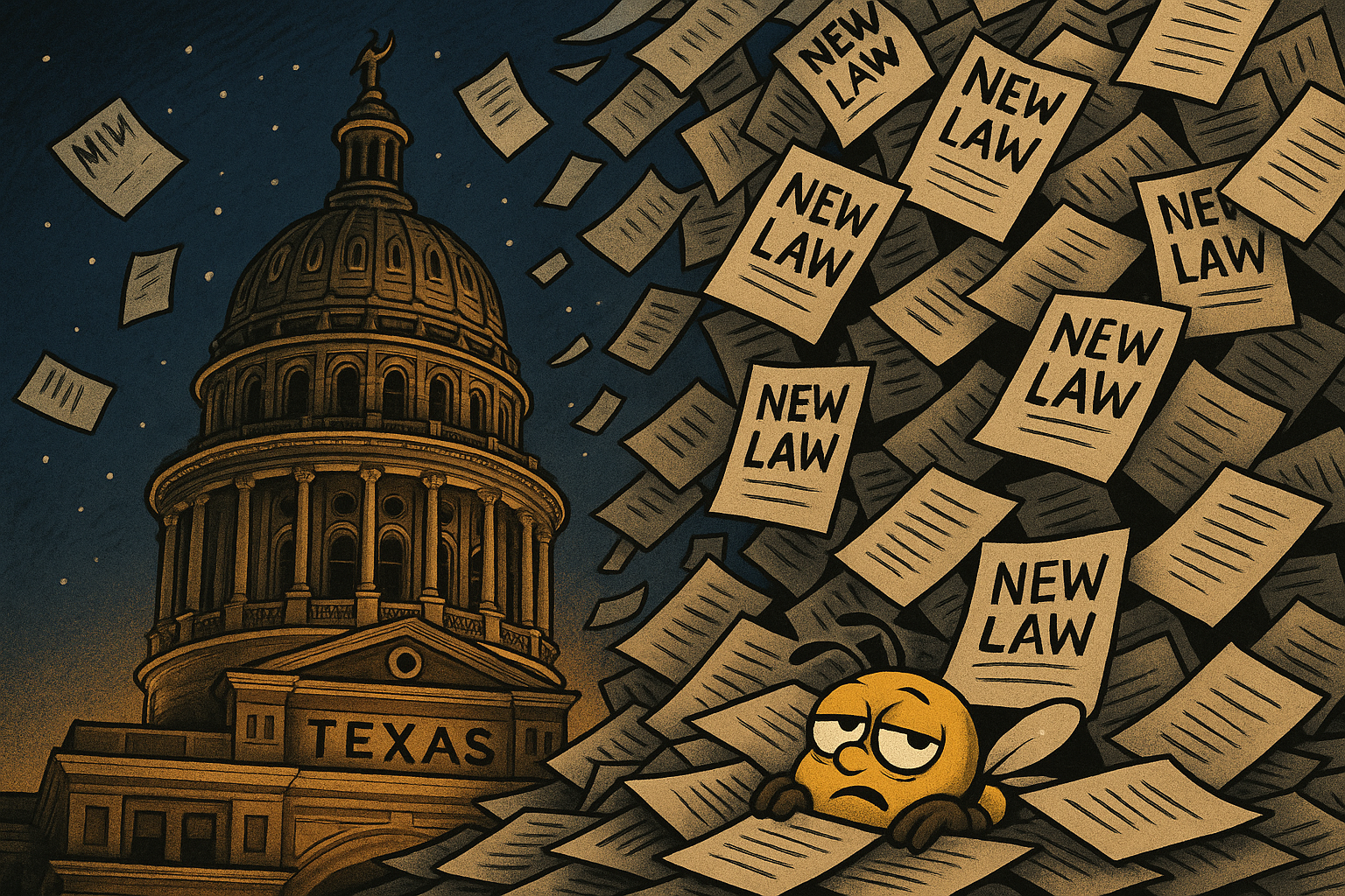 Texas Passes 835 New Laws in One Night The Midnight Mass of Statecraft