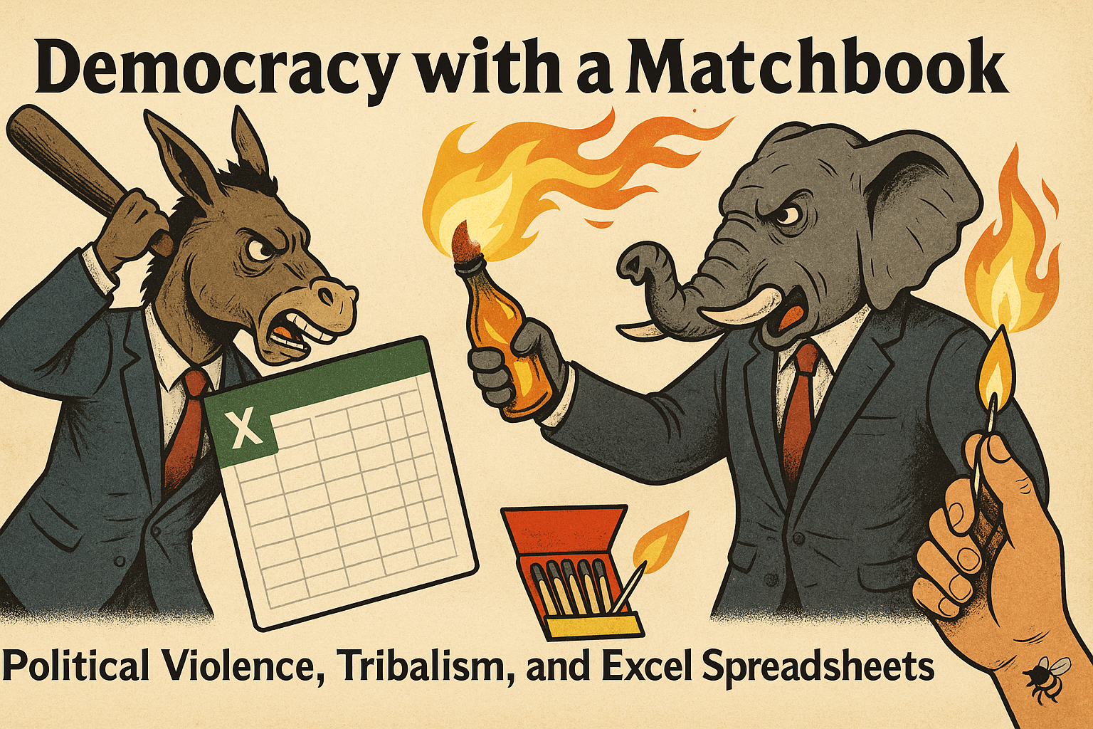 Democracy with a Matchbook: How America Learned to Love Political Violence, Tribalism, and Excel Spreadsheets