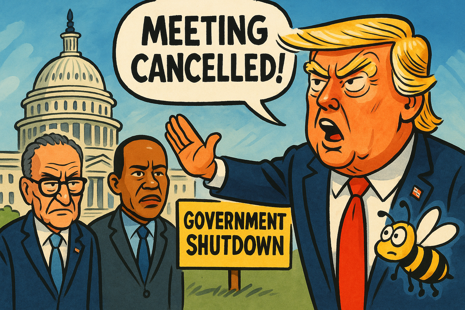 Trump Cancels Talks, Shutdown Clock Ticks Louder