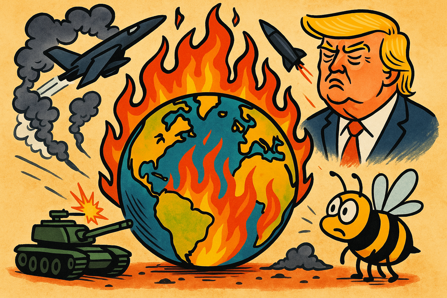 World at War: While Trump Tweets, Armageddon Does Its Thing