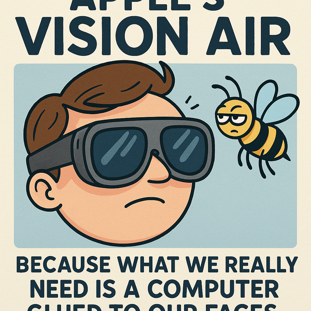 Apple’s Vision Air: Because What We Really Need Is a Computer Glued to Our Faces