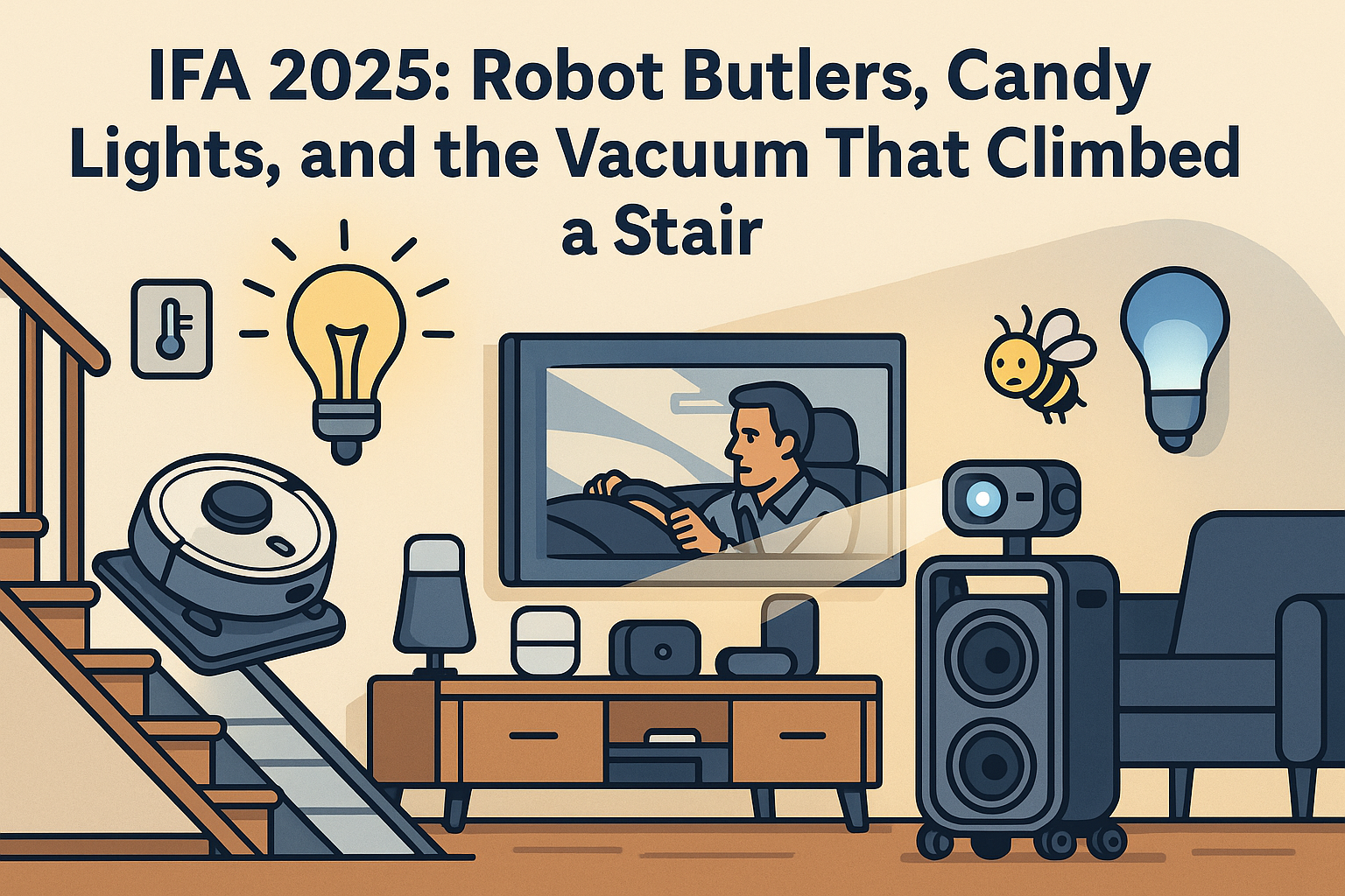 IFA 2025: Robot Butlers, Candy Lights, and the Vacuum That Climbed a Stair