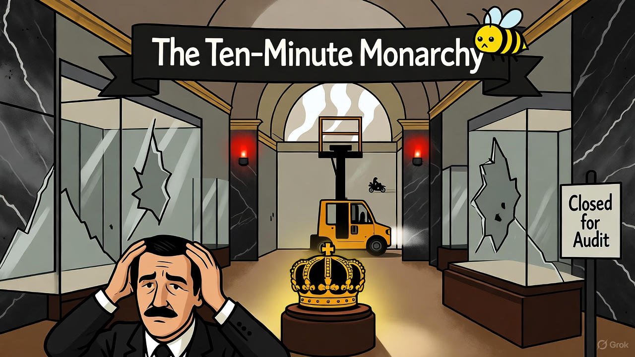 The Ten-Minute Louvre Heist: How to Rob an Empire Before Your Coffee Cools