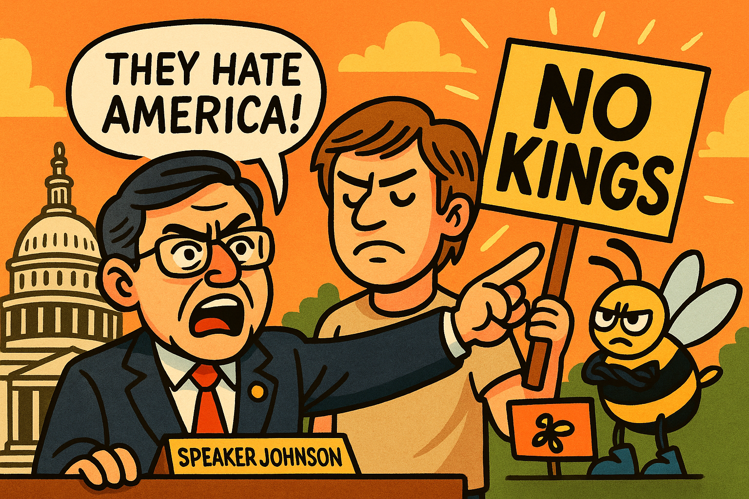 When the Speaker Calls Protestors “Anti-America”—and Then Wonders Why Democracy Is Dead