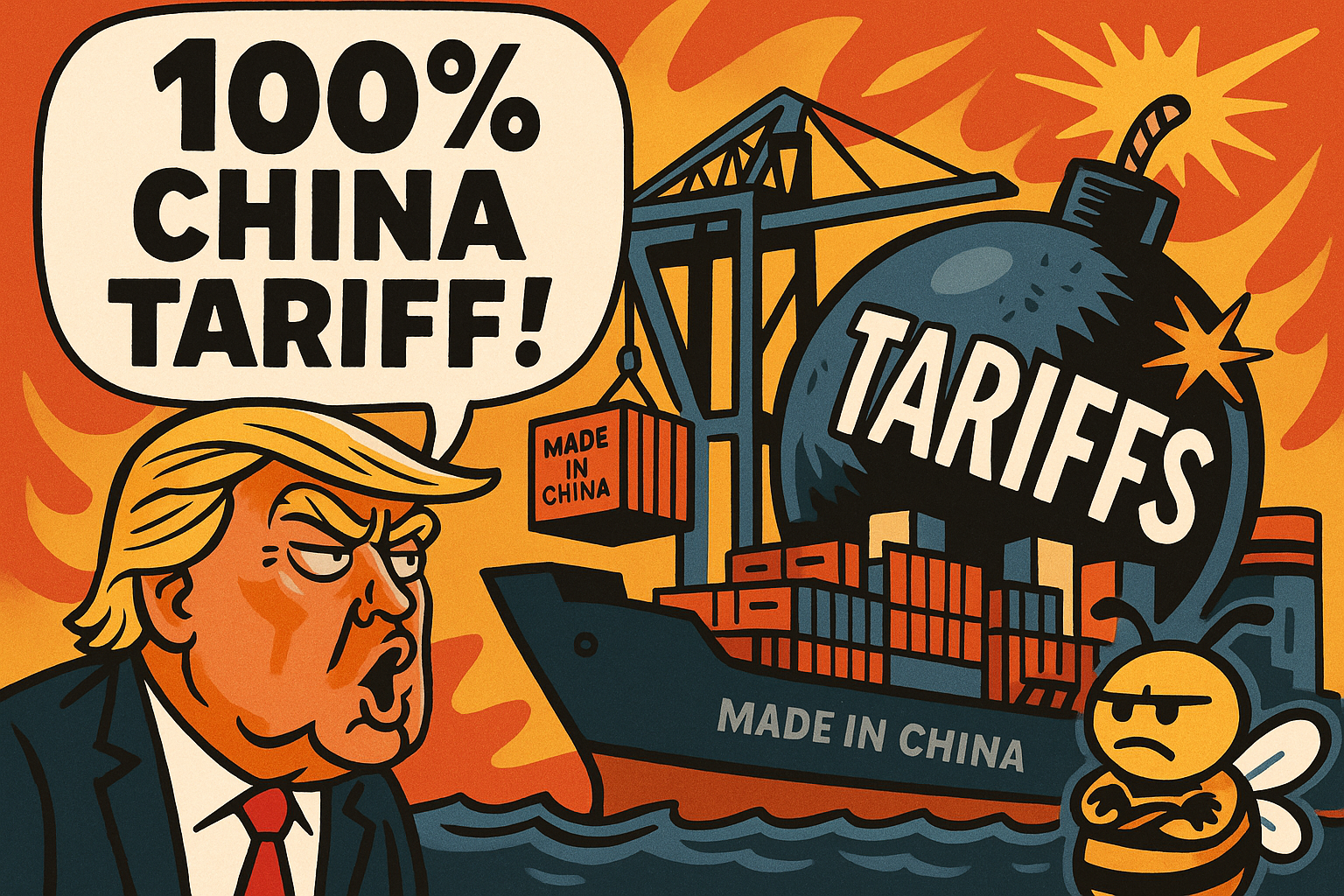 Tariff Tango: Trump’s “100% China Tax” Threat and the Market’s Murmur of Mayhem