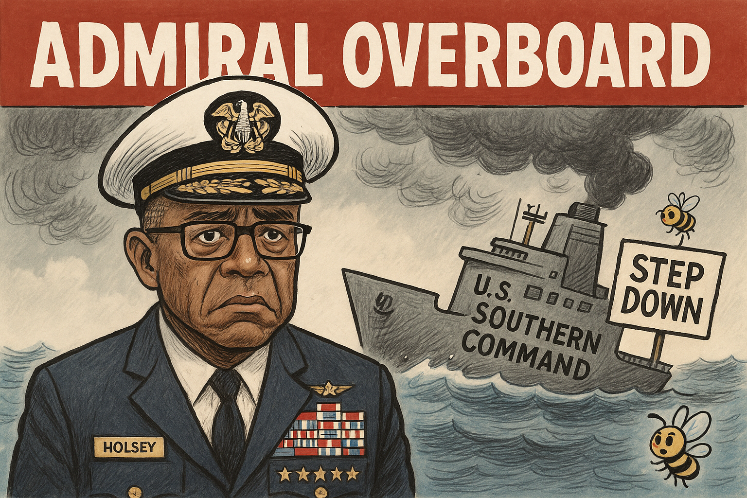 Admiral Overboard: How to Lose a War Before It Starts When You Bomb People Illegally