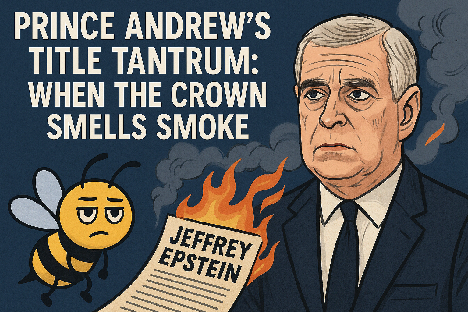 Prince Andrew’s Title Tantrum: When the Crown Smells Smoke From the Epstein Files