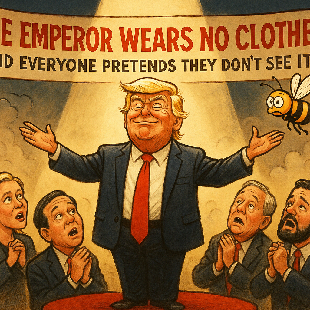 The Emperor Wears No Clothes—And Everyone Pretends They Don’t See It: How Trump’s Harshest Critics Became His Choir