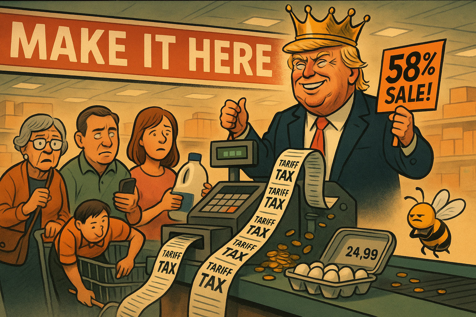 Trump Tariff Tantrum: How “Make It Here” Became “Pay More There”