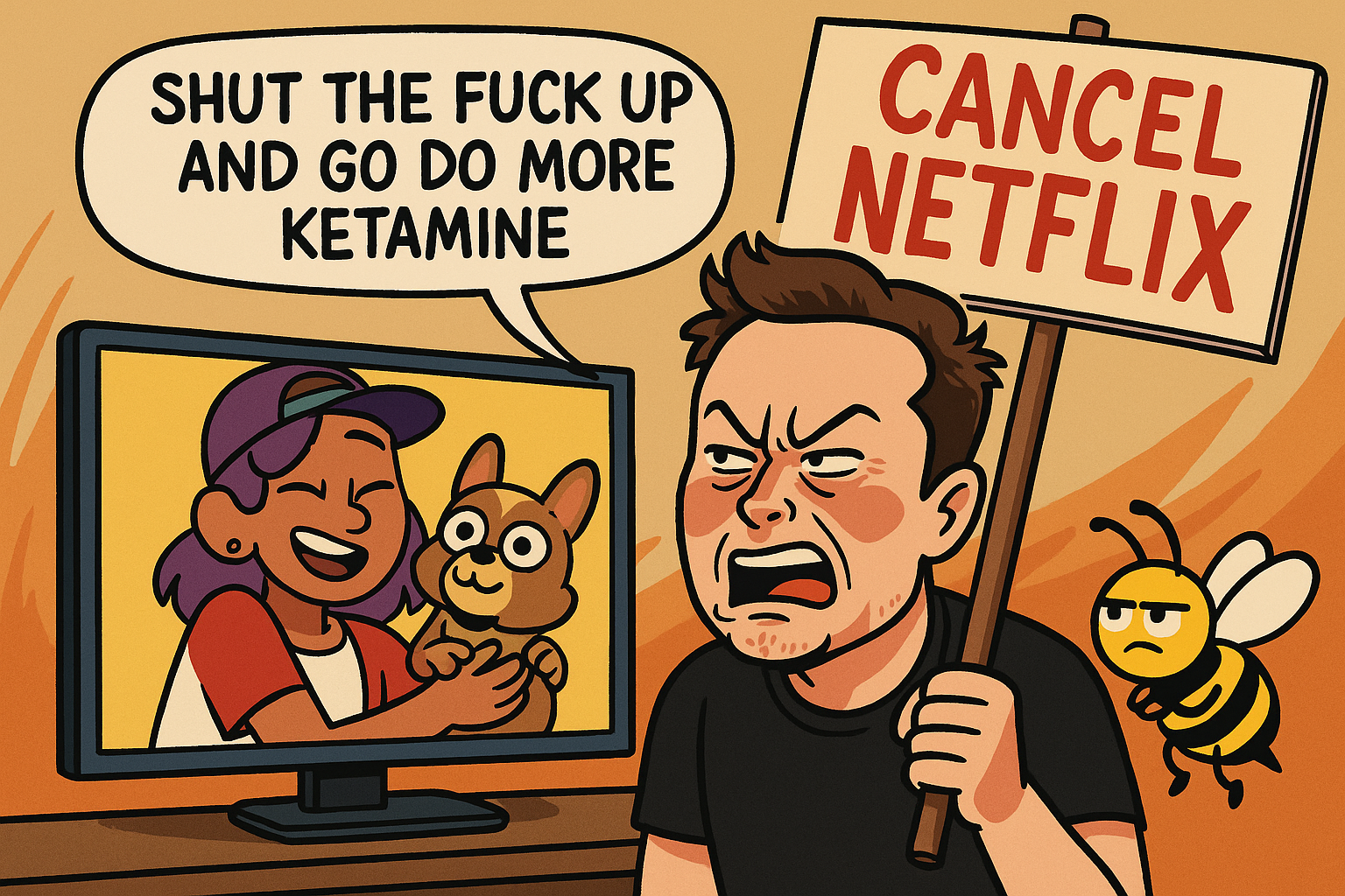 Elon Musk Demands ‘Cancel Netflix’—Because Inclusion Is the New Taboo