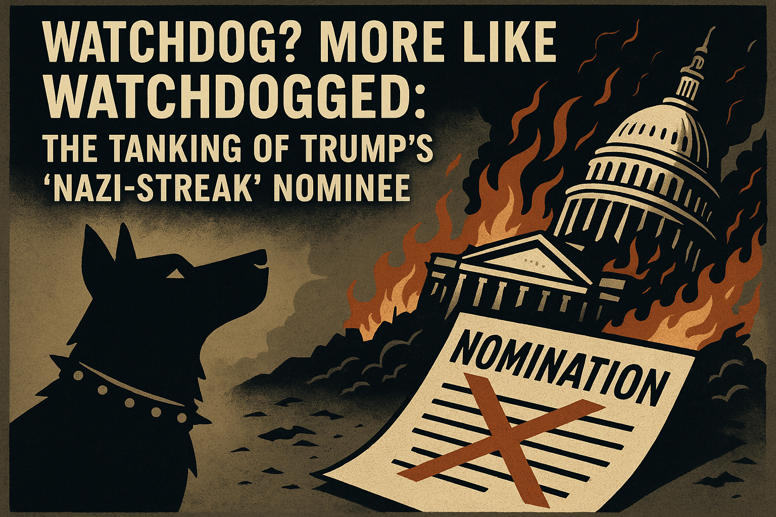 Watchdog? More Like Watchdogged: The Tanking of Trump’s “Nazi-Streak” Nominee