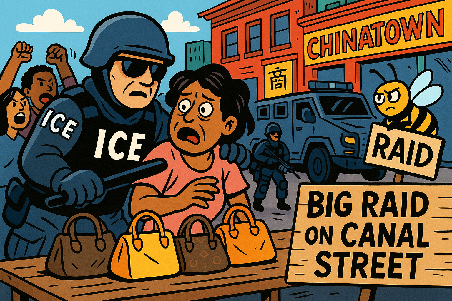 Big Raid on Canal Street: When the Counterfeit Crackdown Looks More Like Occupation
