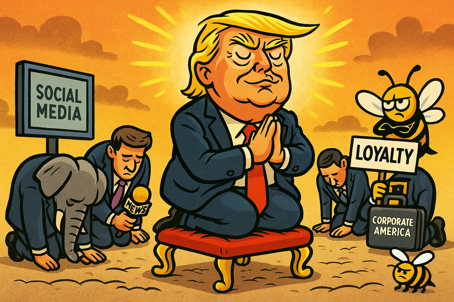 Genuflecting Giants: How the Right, the Media & Big Tech Bungled Their Own Catechism to Worship Trump’s Tiny Orbs