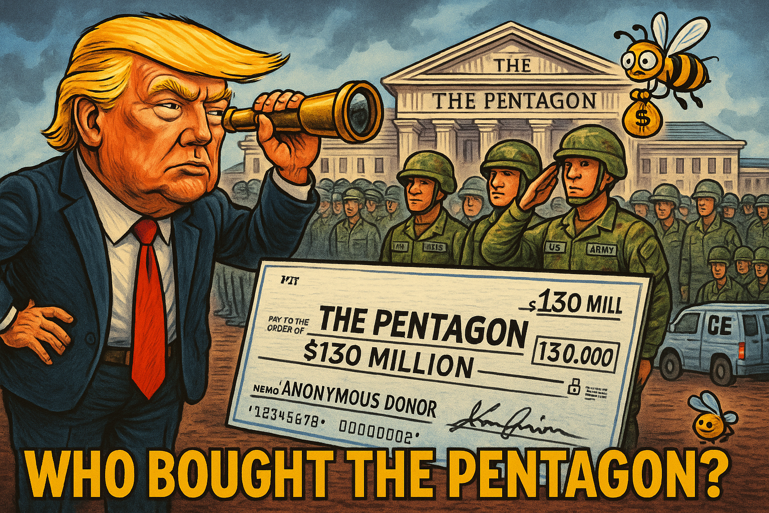 Trump sold who the Pentagon? Inside America’s First Crowdfunded Military Payroll