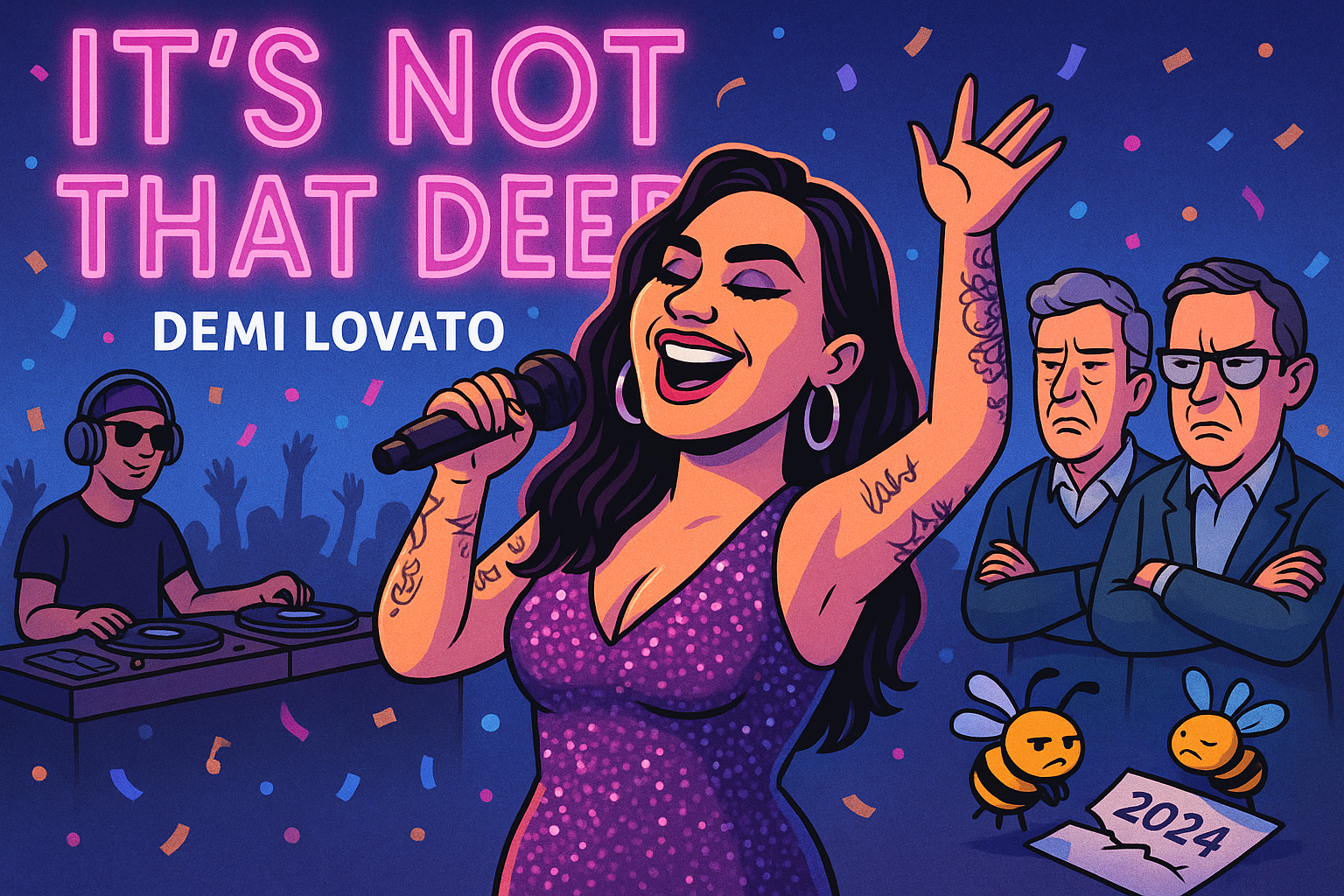 Demi Lovato Finally Made a Pop Album Without a Trigger Warning, and the Critics Don’t Know What to Do With It