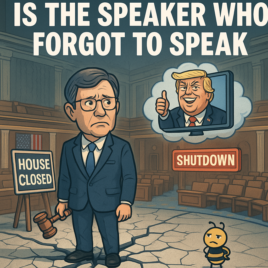 Trump Is The Speaker of The House and Mike Johnson Forgot How to Speak
