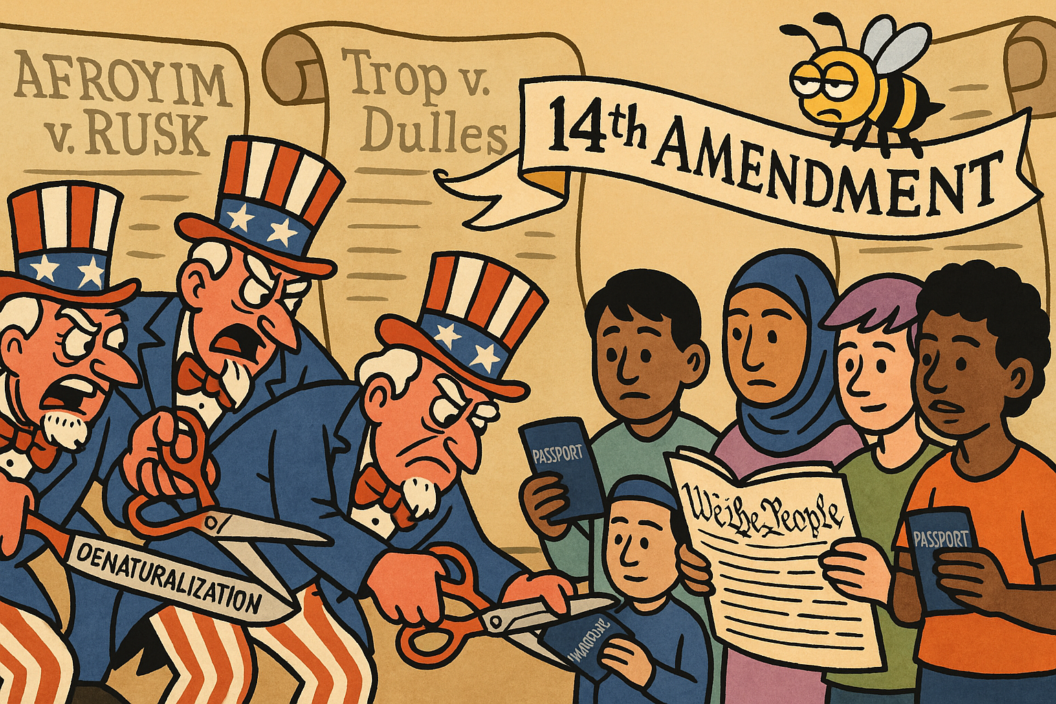 The Great Denaturalization Reboot: When Patriotism Became a Costume Party For MAGA