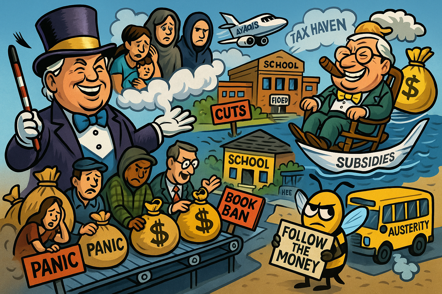 Divide, Distract, Deregulate, Disappear: Your Anger Was Focus-Grouped